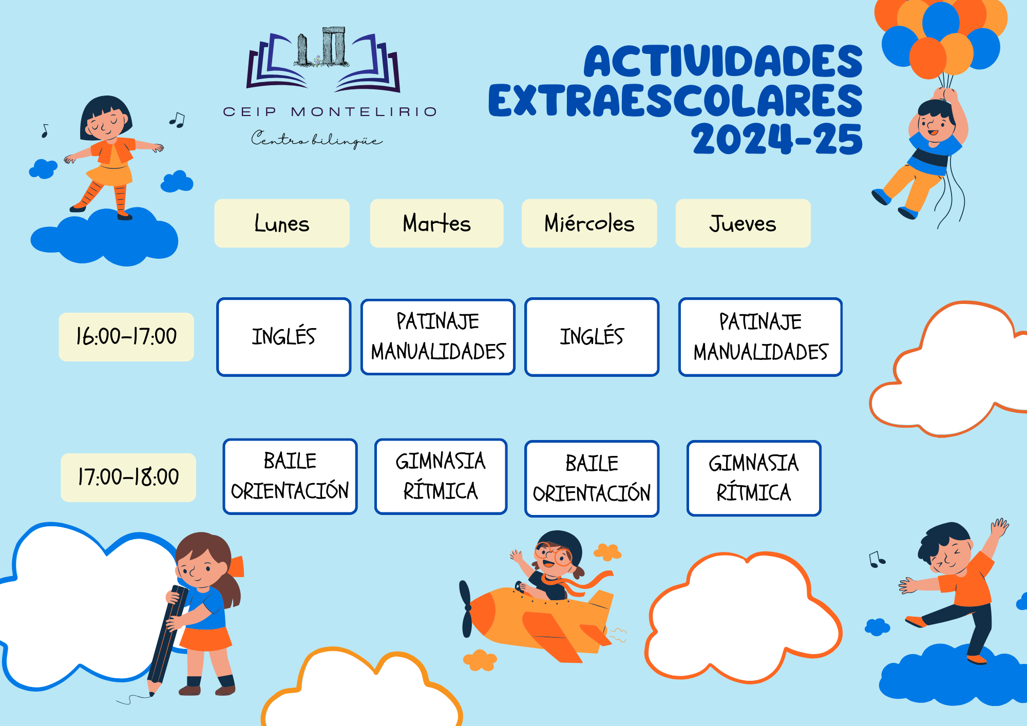 Cartel extraescolares