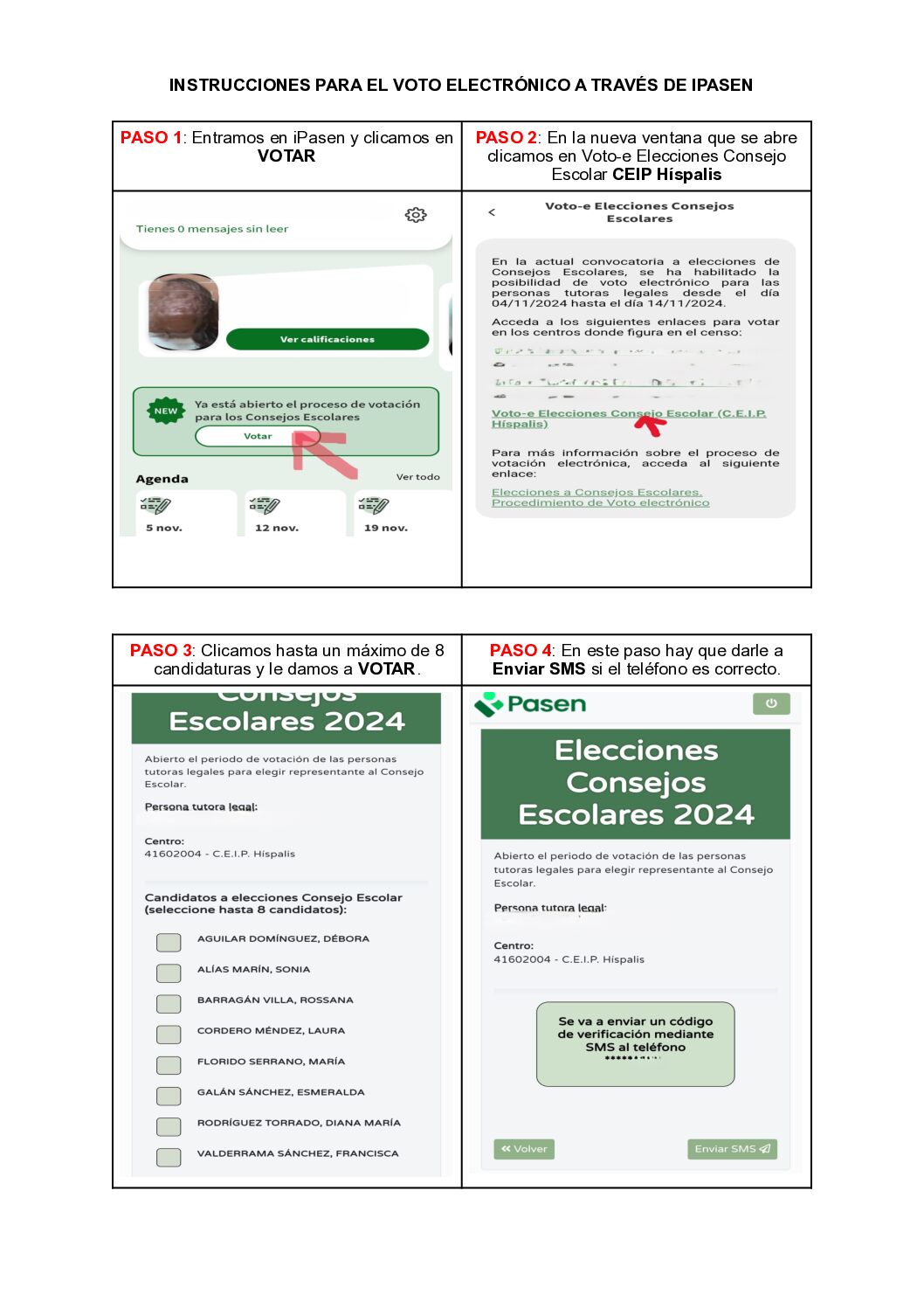 PASOS PARA VOTACIÓN ELECTRÓNICA